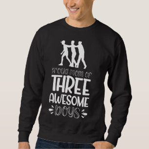 Sudadera Madre De Tres Padres Orgullosa Madre 1