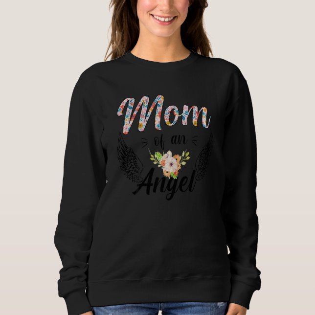 Sudadera Madre De Un Ángel Orgullosa Mamá Madre Madre Madre (Anverso)