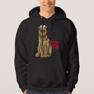 Sudadera Madre de un gato, estoy con mi enfermera en enferm