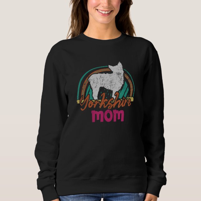 Sudadera Madre de Yorkshire   Perro de Yorkshire (Anverso)
