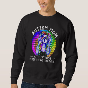 Sudadera Madre Del Autismo Hippie Con Los Ojos De Los Tatto