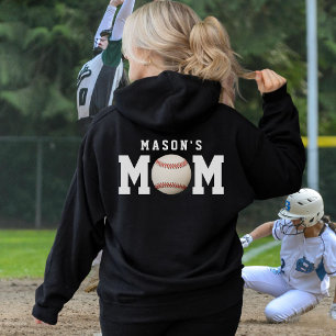 Sudadera Madre del beisbol, madre de un niño, padre de un n