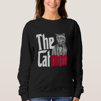 Sudadera Madre del gato Madre de la madre loca del gato Mam
