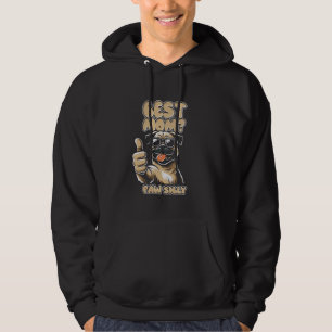 Sudadera Madre del perro de pug - Raza de puré a la mejor m