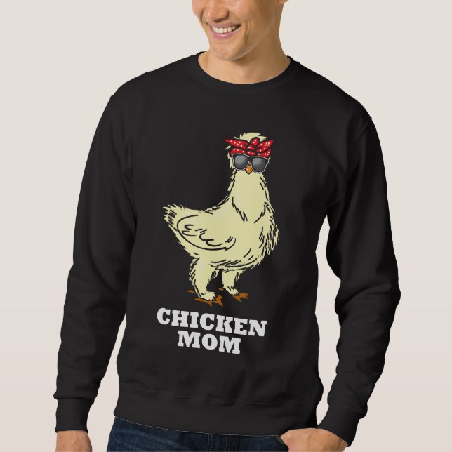 Sudadera Madre del pollo de Silkie, madre del criadero de p (Anverso)