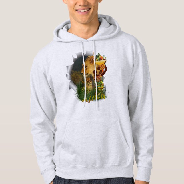 Sudadera Madre e hijo de África (Anverso)