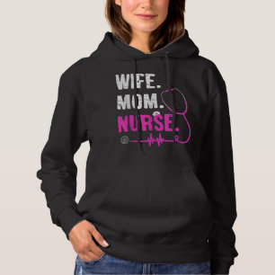 Sudadera Madre Esposa Enfermera RN LPN Enfermera divertida