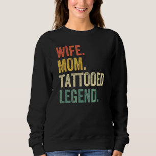 Sudadera Madre esposa madre tatuada leyenda tatuada madre a