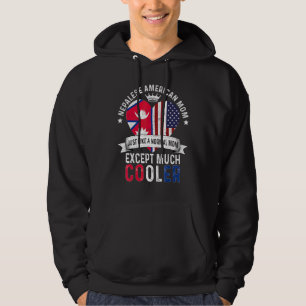 Sudadera Madre estadounidense nepalesa Día de las Madres Ma