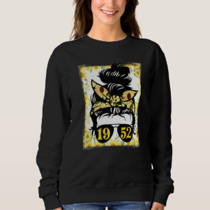 Sudadera Madre Girasol Nacida En 1952 Madera De Jardines