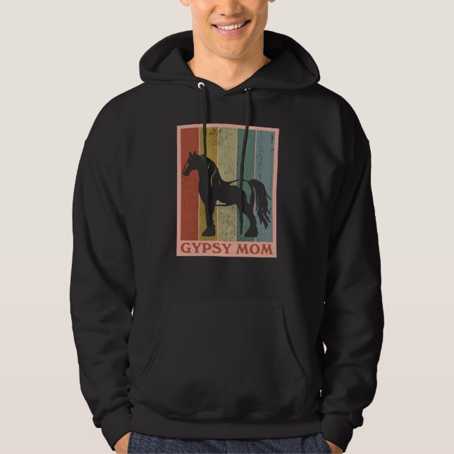 Sudadera Madre Gitana Caballo Gypsy Vanner (Anverso)