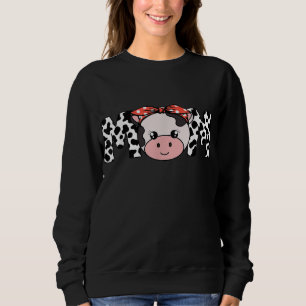 Sudadera Madre madre de vaca madre cultivando un partido fa