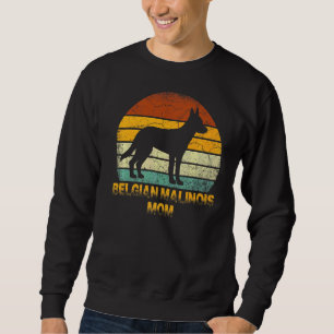 Sudadera Madre malinois retro madre belga dueña de perro do