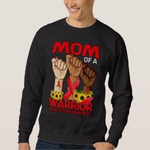 Sudadera Madre Mano De Un Guerrero De Enfermedades Cardíaca