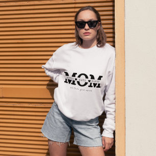Sudadera Madre moderna personalizada Día de la Madre de nom