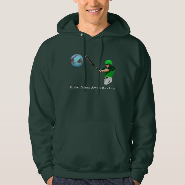 Sudadera Madre Naturaleza siempre bate al último (Anverso)