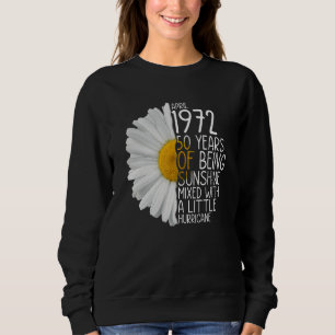 Sudadera Madre Novia Nacida En Abril De 1972 50 Años De Ser