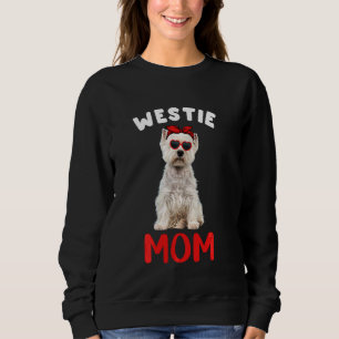 Sudadera Madre occidental Mamá mamá Westie Dueña de Perro D