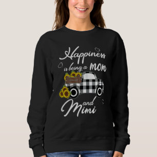 Sudadera Madre Orgullosa Y Abuela Mimi Sunflower Cute C