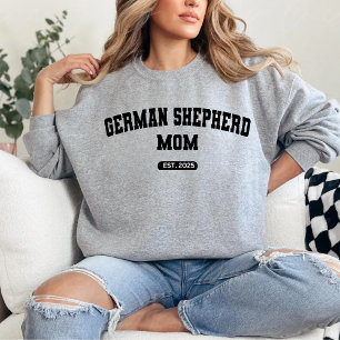 Sudadera MADRE PASTOR ALEMÁN Mamá Perro Año de Cumpleaños P