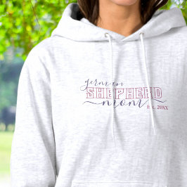 Sudadera Madre pastora alemana con año