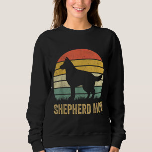 Sudadera Madre pastora alemana retro regalo Perro madre mad
