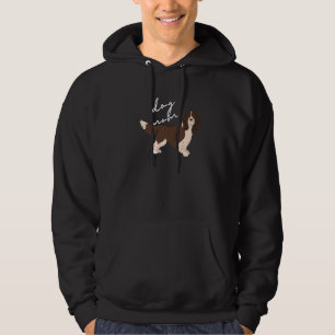 Sudadera Madre Perra Española Springer inglesa marrón y bla