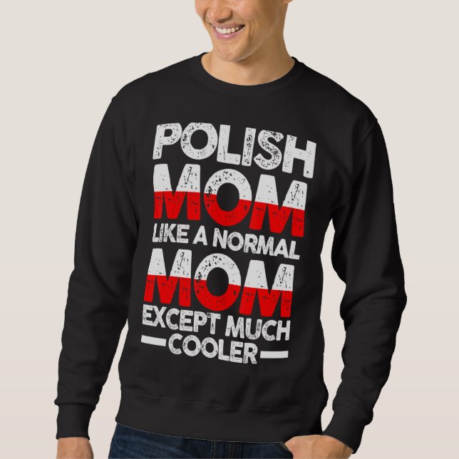 Sudadera Madre polaca mamá Polonia (Anverso)