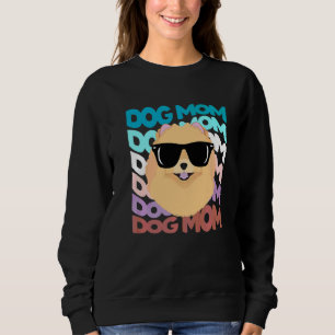 Sudadera Madre Pomerania Madre de Perro Retro Cool