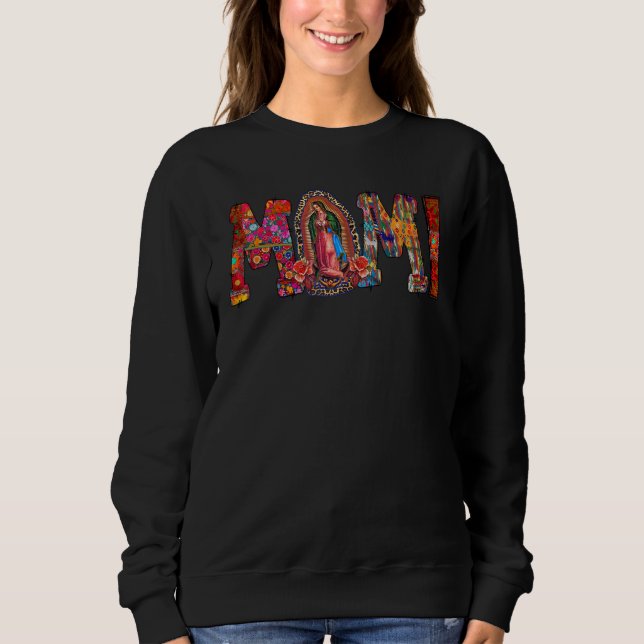 Sudadera Madre puertorriqueña mexicana maami esposa Guadalu (Anverso)