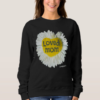 Sudadera Madre querida Corazón Daisy Flor del Día de la Mad