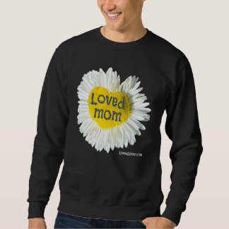 Sudadera Madre querida Corazón Daisy Flor del Día de la Mad