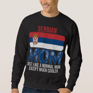 Sudadera Madre serbia vieja diseña el día de su madre