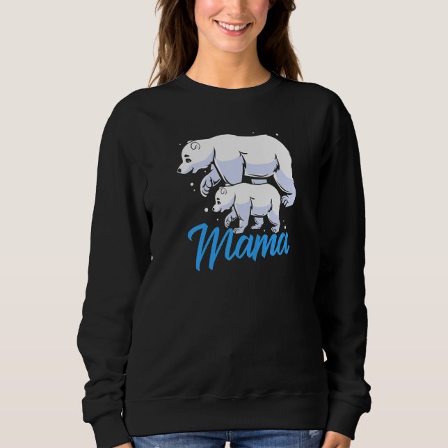Sudadera Madre Y Bebé Oso Polar (Anverso)