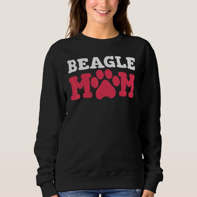 Sudadera Madres adorables de Beagle Perro Beagle Propietari (Anverso)