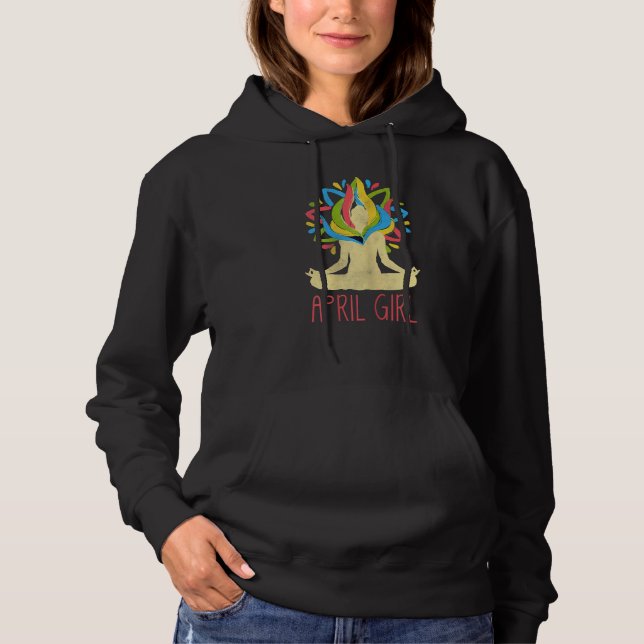 Sudadera Madres Color Mandala Meditación Nacido Mes A (Anverso)