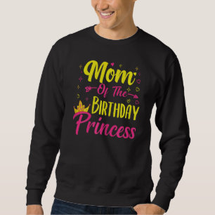 Sudadera Madres De La Chica Princesa De Cumpleaños Coincidi