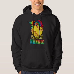 Sudadera Madres de Softball Nannie Tie Dye Softball