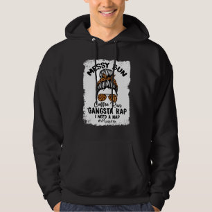 Sudadera Madres del Rap Gangsta de Corrida de Café Blanquea