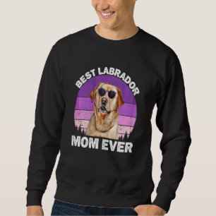 Sudadera Madres Labrador Mamá Laborador Amarillo Vintage Ma