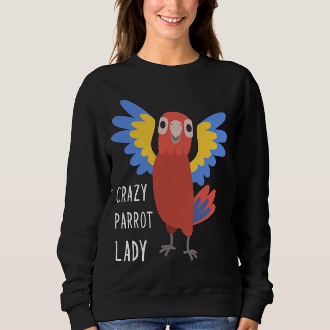 Sudadera Madres Locas Loro Loro Mujer Lover Dueña Mamá Quo (Anverso)