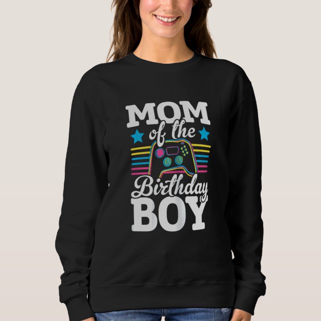 Sudadera Madres Madres De Birthday Boy Video Game Player G (Anverso)
