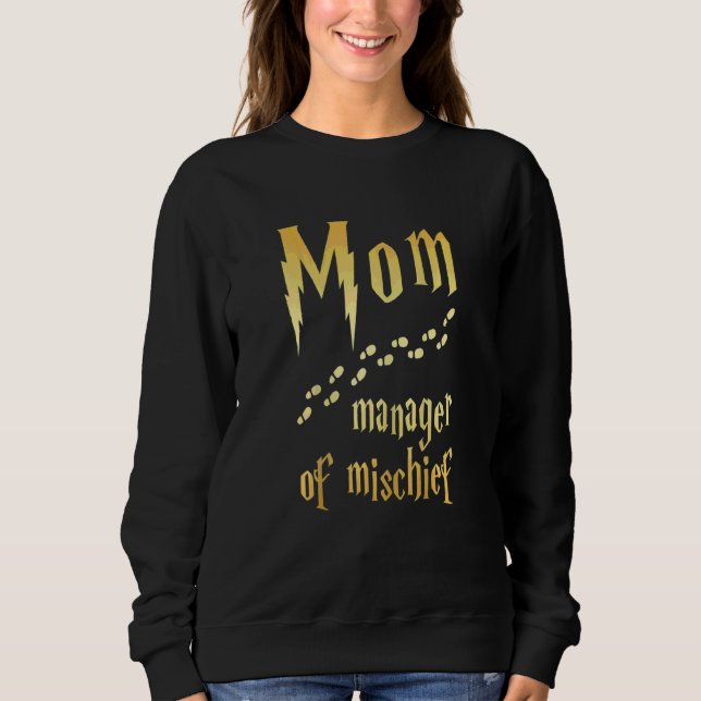 Sudadera Madres Magicas Manejadoras De Malhechores (Anverso)
