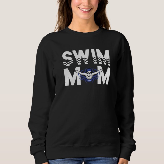 Sudadera Madres Nadadoras De Mamá (Anverso)