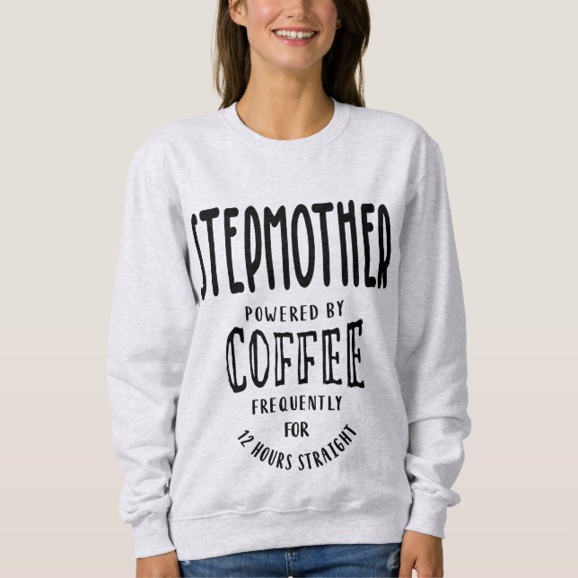Sudadera Madres pisadasMadres impulsadas por regalo de café (Anverso)
