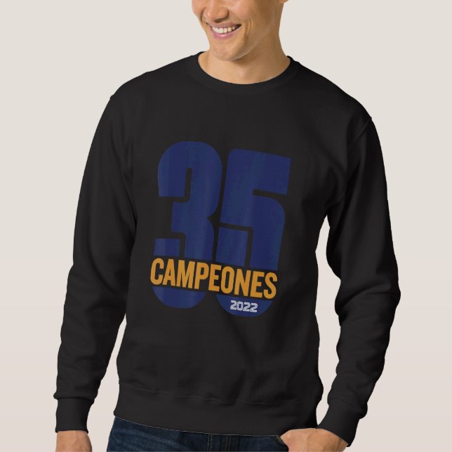 Sudadera Madrid 35 Campeones 2022 (Anverso)