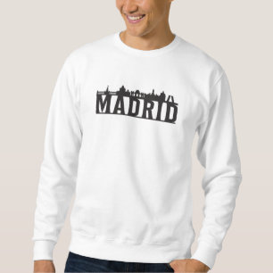 Sudadera Madrid España City Skyline Cityscape Trip Gift Ide