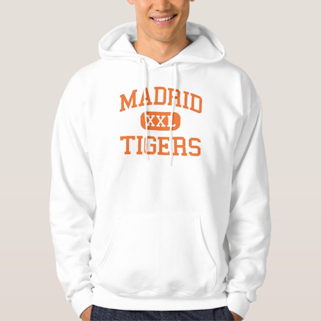 Sudadera Madrid - tigres - High School secundaria de Madrid (Anverso)