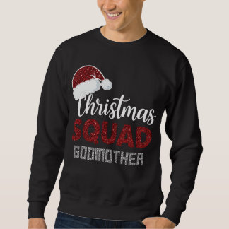 Sudadera Madrina del Equipo de Navidad Coincidente Navidad
