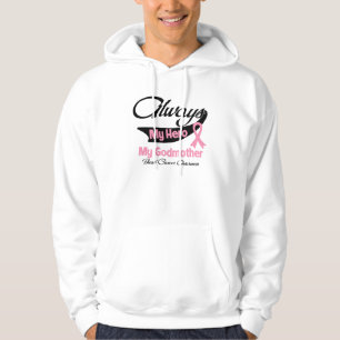 Sudadera Madrina - siempre mi héroe - cáncer de pecho